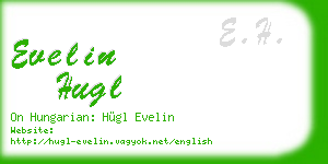 evelin hugl business card